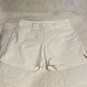 Adidas white golf shorts